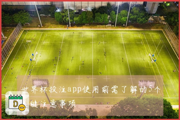世界杯投注app使用前需了解的5个关键注意事项