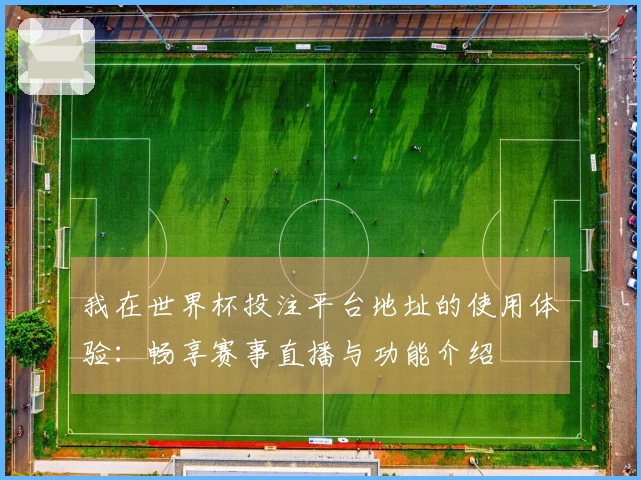 我在世界杯投注平台地址的使用体验：畅享赛事直播与功能介绍